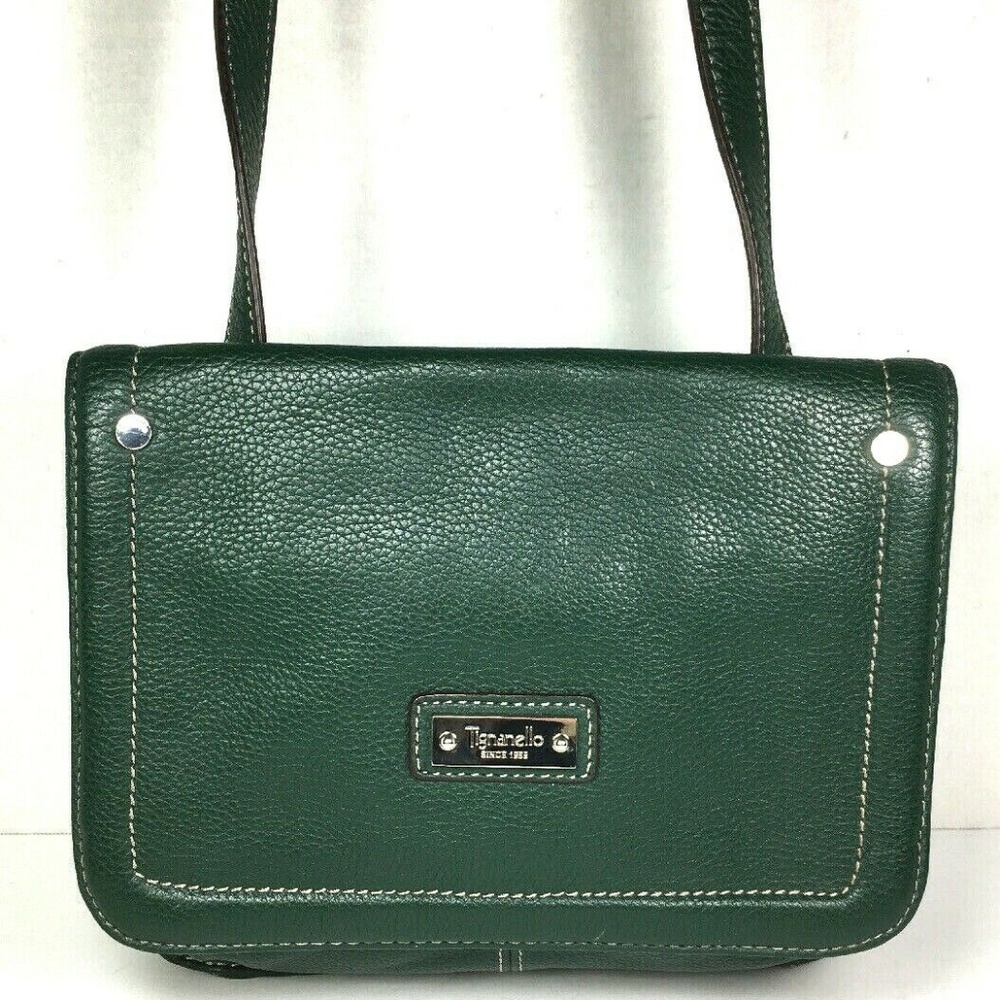 Tignanello Small Green Wallet Shoulder Bag